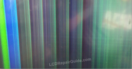 led tv screen vertical stripes problem