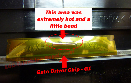 Lcd panel G1 gate driver