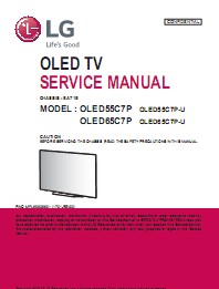 oled tv repair manual