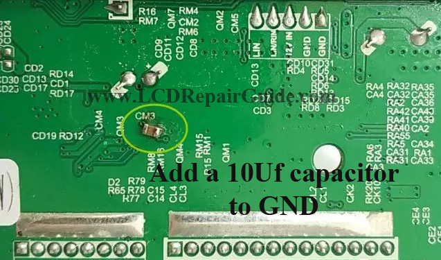 how to repair led lcd tv mainboard