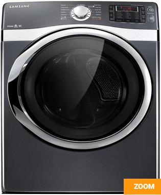samsung electric front load steam dryer