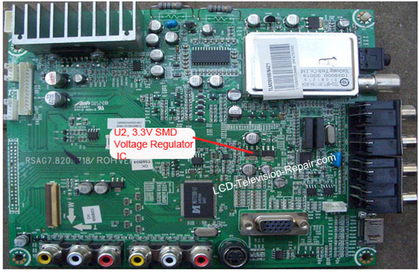 samsung lcd tv main board or logic board