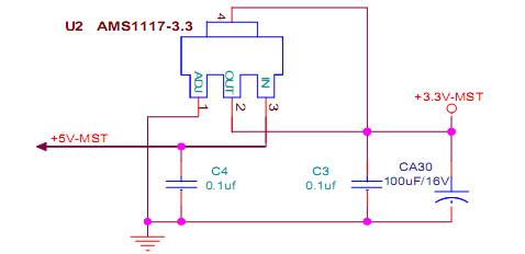 fix lcd schematic smd voltage regulator