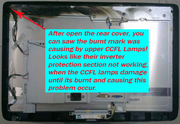 ccfl lamps burnt without inverter protection