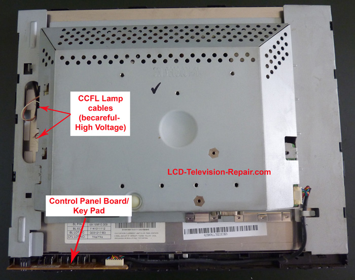 Rear side of Dell E152 Without cover