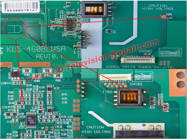 LTA460WS-L03 inverter board