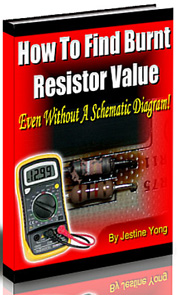 Find burnt Resistor Values Method